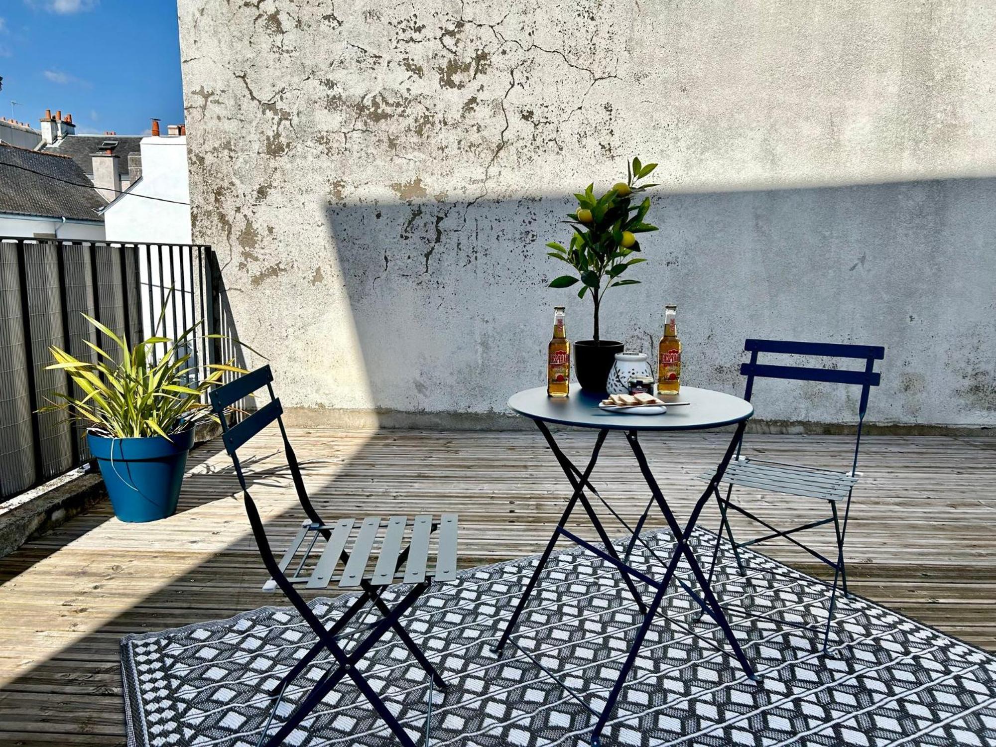 O Studio Terrasse - Centre Ville De Lorient - Gare Extérieur photo