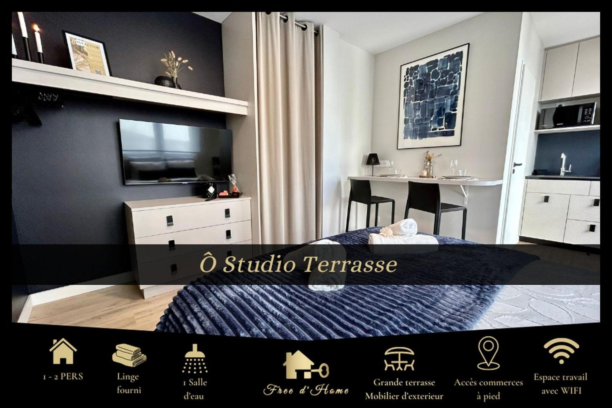 O Studio Terrasse - Centre Ville De Lorient - Gare Extérieur photo